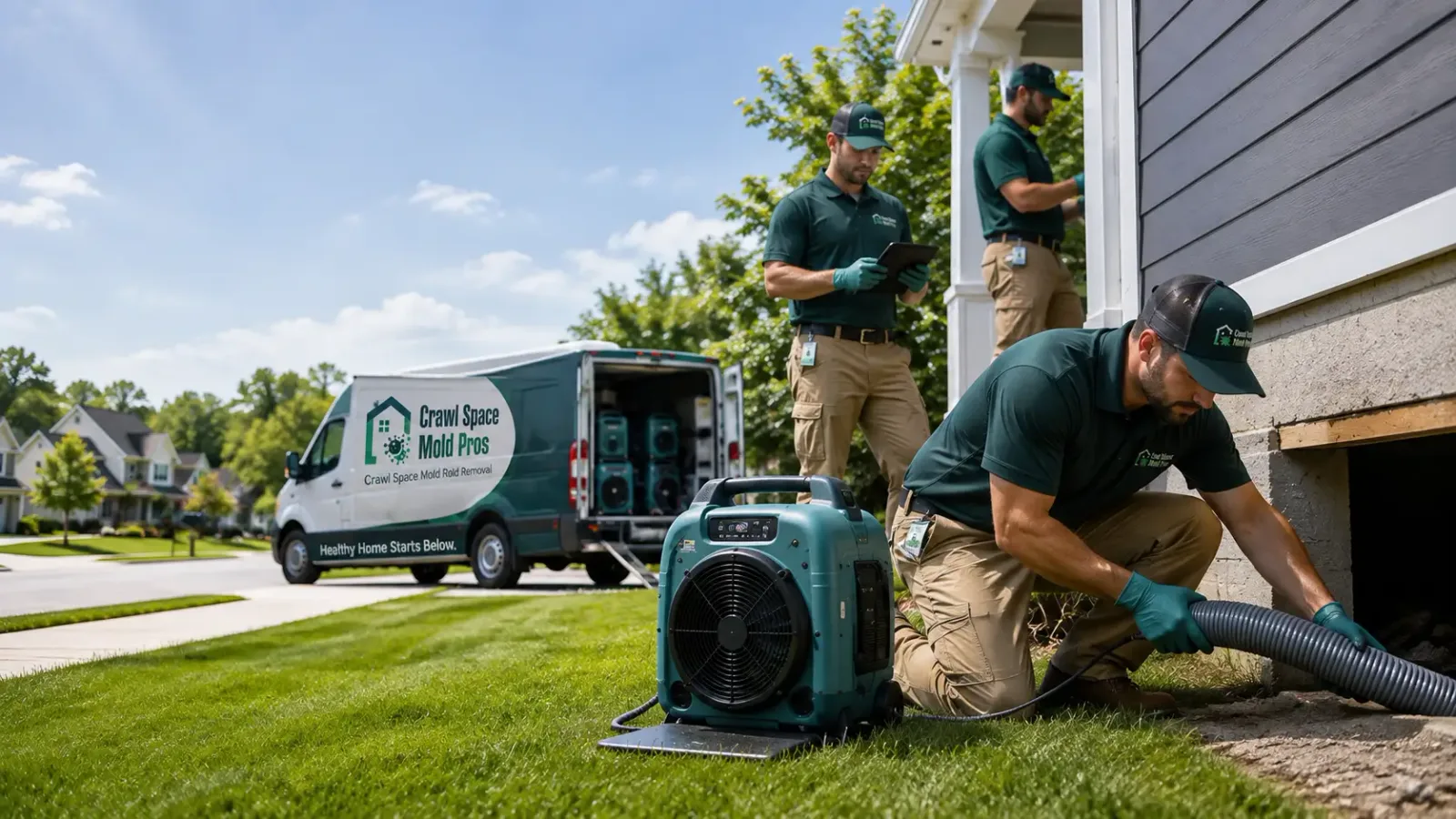 Crawl Space Mold Removal in Rolla, KS